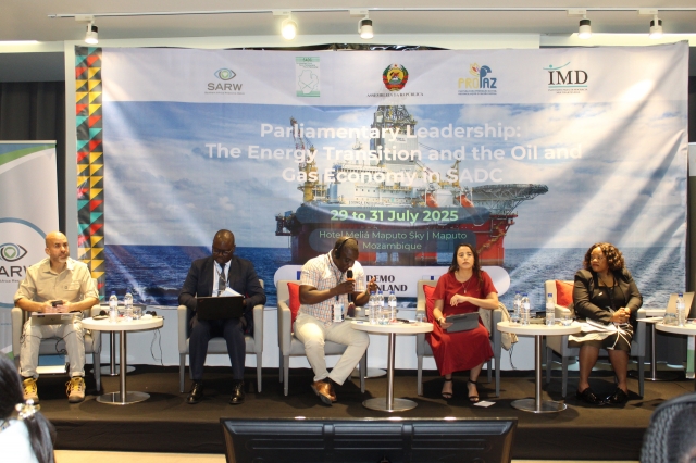 Conferência Regional sobre - Liderança Parlamentar: Transição Energética e o Sector de Petróleo e Gás na SADC - Maputo - 29 e 31 de Julho de 2025