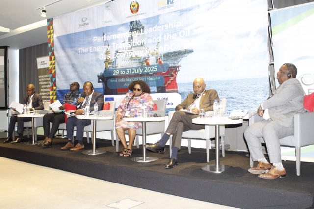 Conferência Regional sobre - Liderança Parlamentar: Transição Energética e o Sector de Petróleo e Gás na SADC - Maputo - 29 e 31 de Julho de 2025