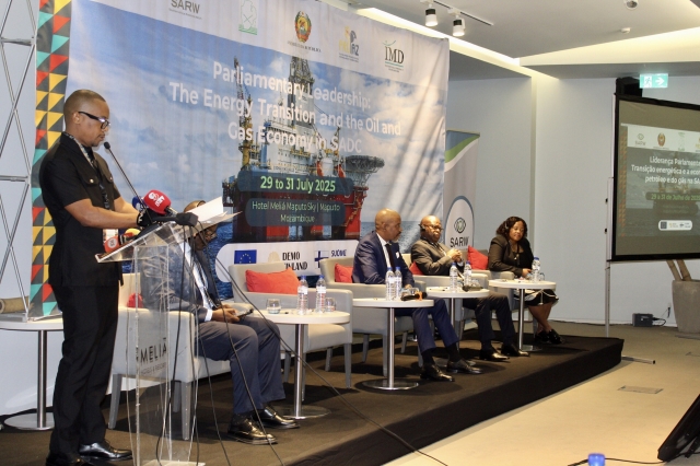 Conferência Regional sobre - Liderança Parlamentar: Transição Energética e o Sector de Petróleo e Gás na SADC - Maputo - 29 e 31 de Julho de 2025