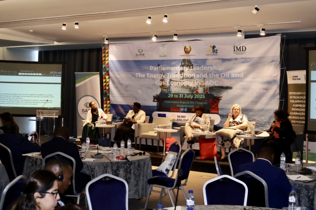 Conferência Regional sobre - Liderança Parlamentar: Transição Energética e o Sector de Petróleo e Gás na SADC - Maputo - 29 e 31 de Julho de 2025